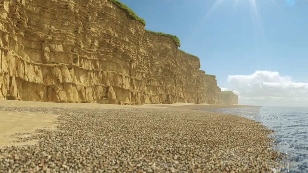 Gambar tebing di Broadchurch