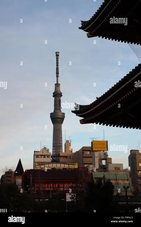 Siluet gedung-gedung pencakar langit Tokyo saat matahari terbenam