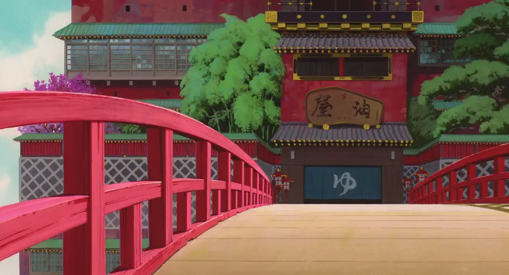 Gambar pemandian umum di film Spirited Away