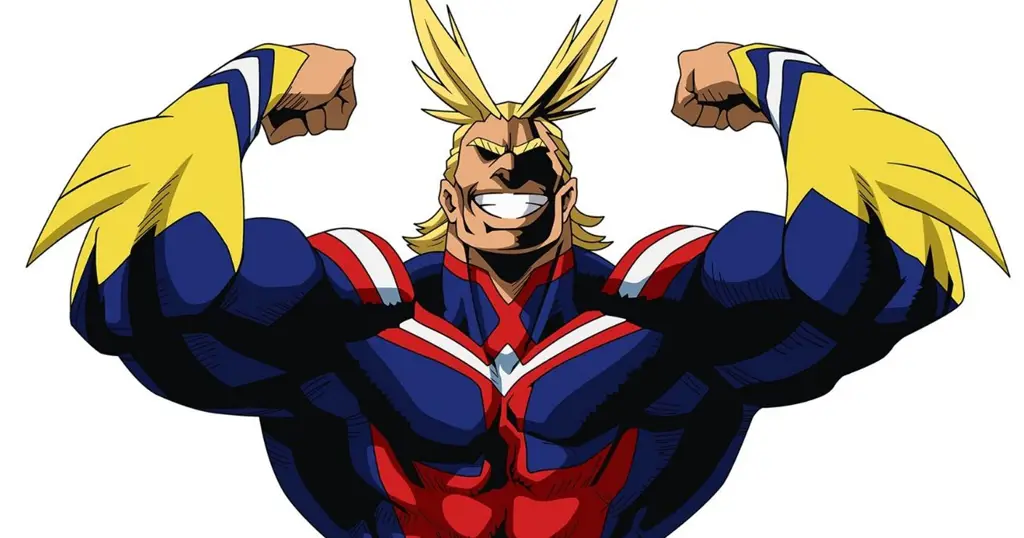 Penampilan All Might yang menginspirasi All Might, simbol perdamaian