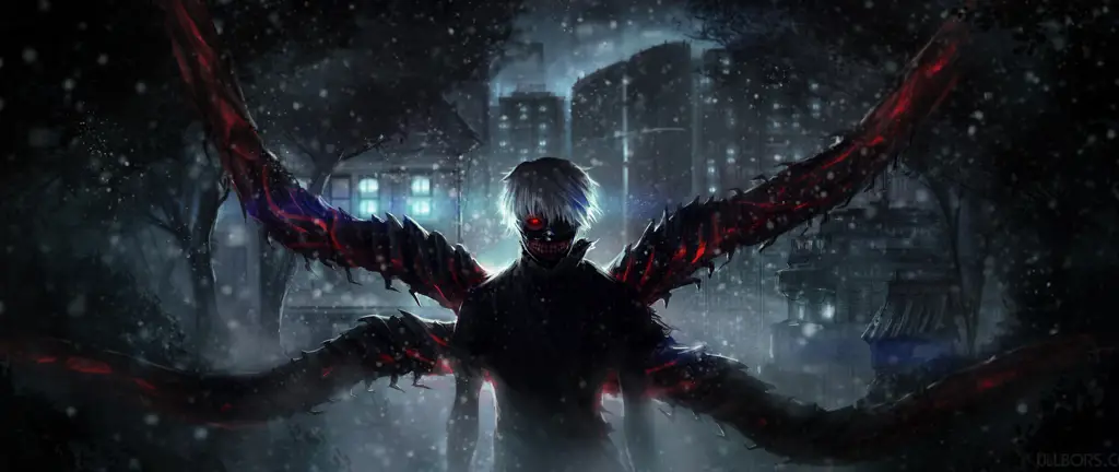 Ken Kaneki dalam film Tokyo Ghoul live action