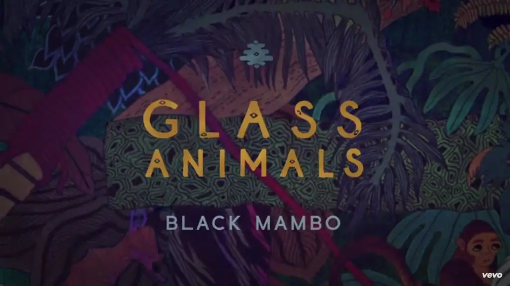 Foto Glass Animals sedang tampil membawakan lagu Black Mambo secara live