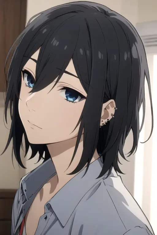 Izumi Miyamura dengan rambut panjang