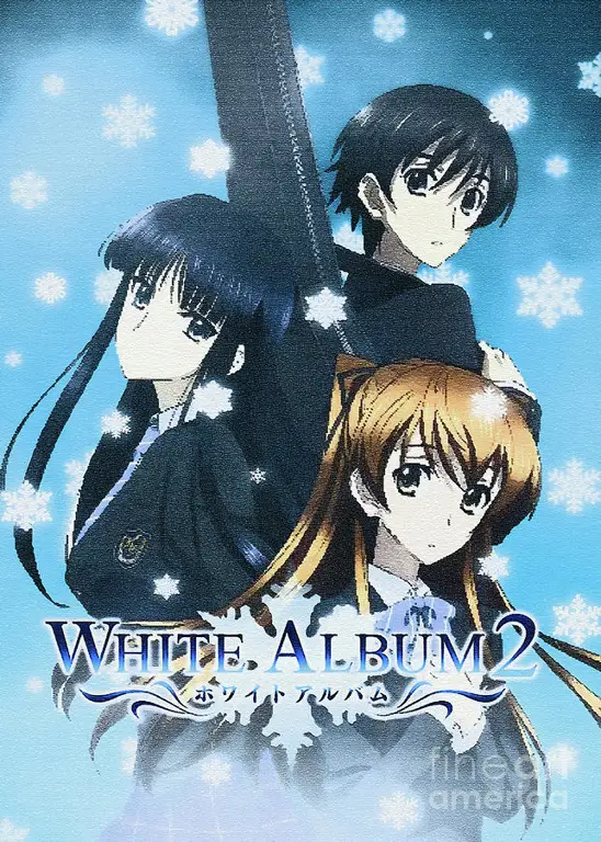 Adegan anime White Album 2 yang menampilkan penampilan musik