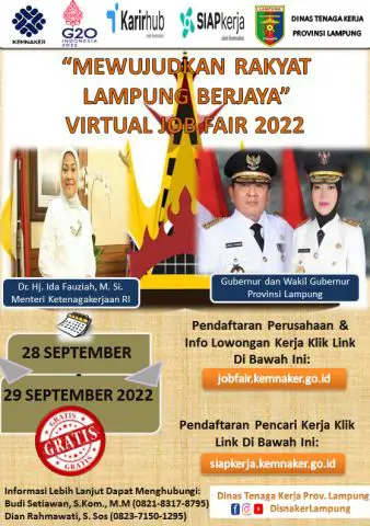 Foto job fair di Bandar Lampung