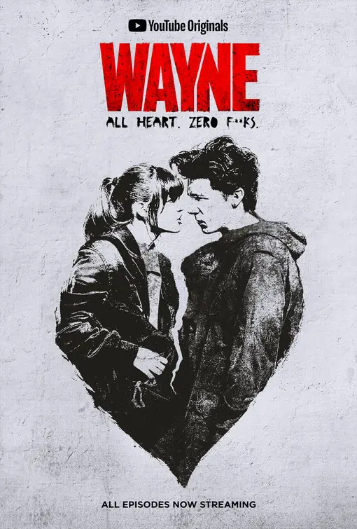 Poster film atau serial TV yang menampilkan tokoh bernama Wayne