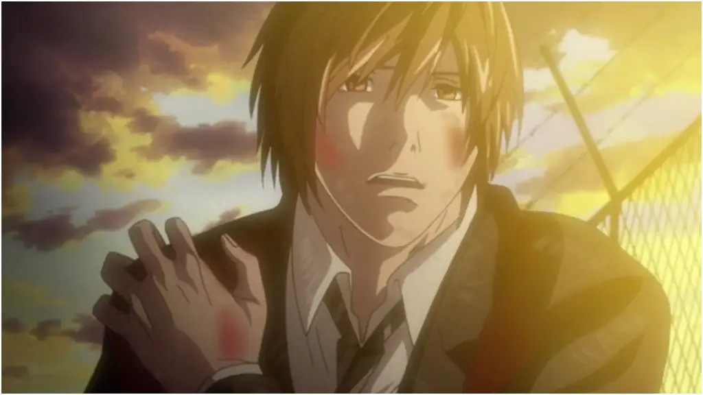 Light Yagami menemukan Death Note