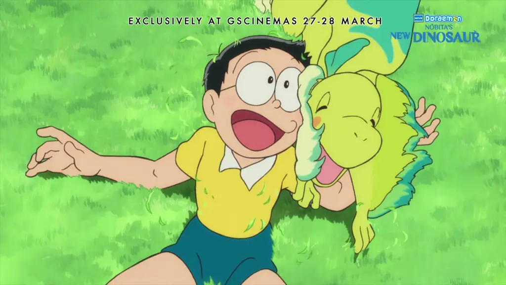 Gambar telur dinosaurus yang ditemukan Nobita