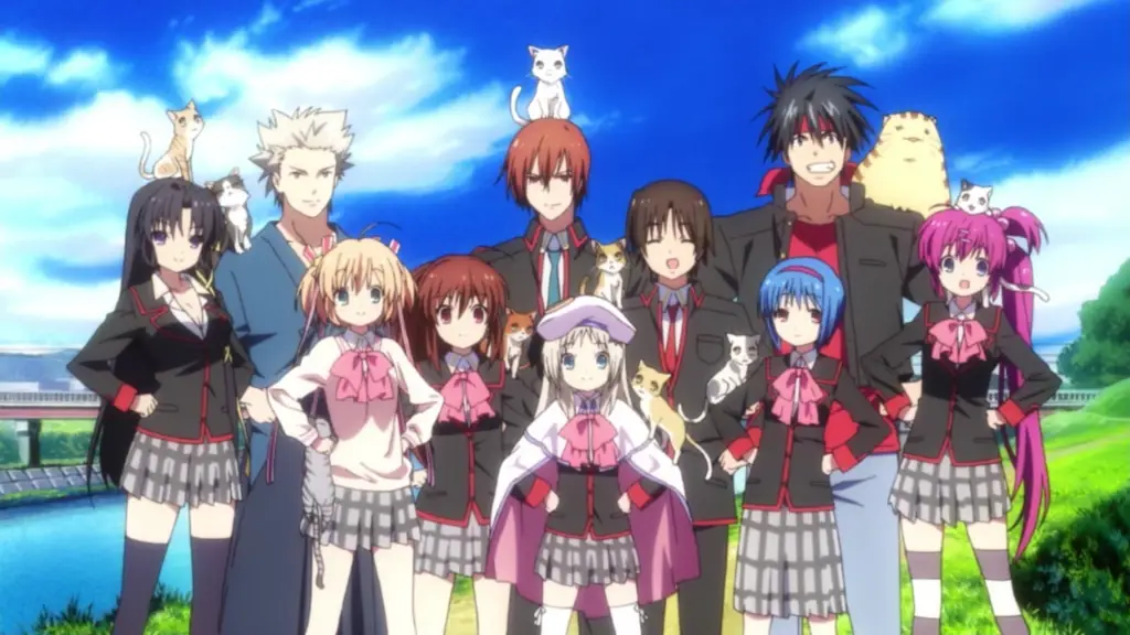 Cuplikan gameplay Little Busters yang interaktif