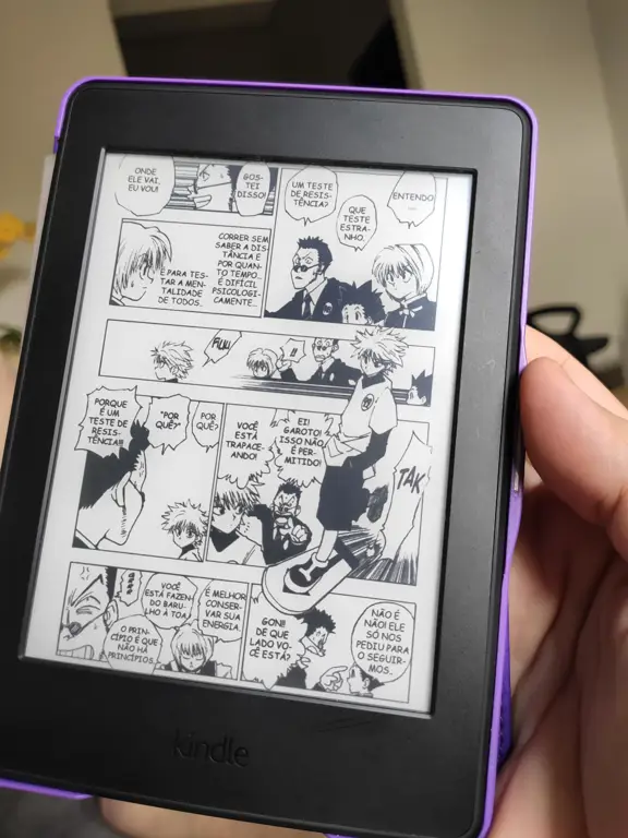 Membaca Manga di Tablet