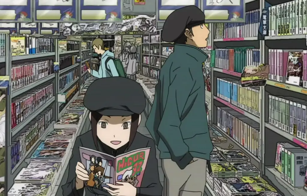 Pengalaman membaca manga yang menyenangkan Seseorang yang senang membaca manga