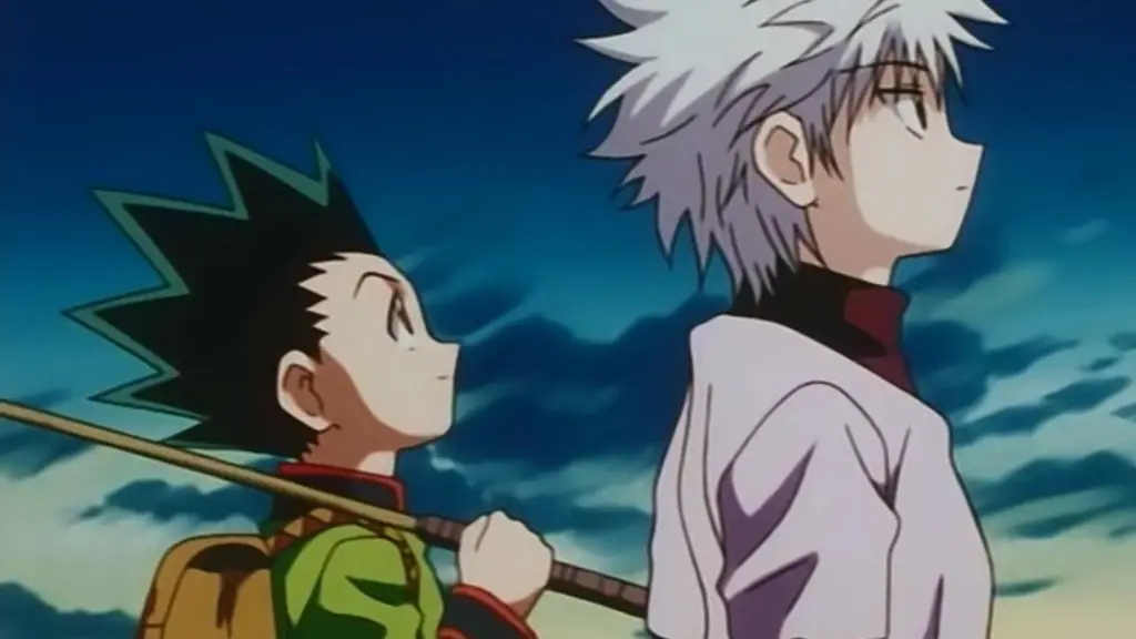 Adegan pembuka anime Hunter x Hunter 1999