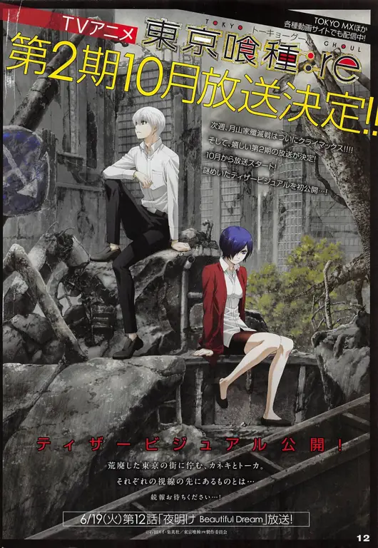 Gambar yang menggambarkan dampak episode 6 terhadap alur cerita Tokyo Ghoul:re season 2.