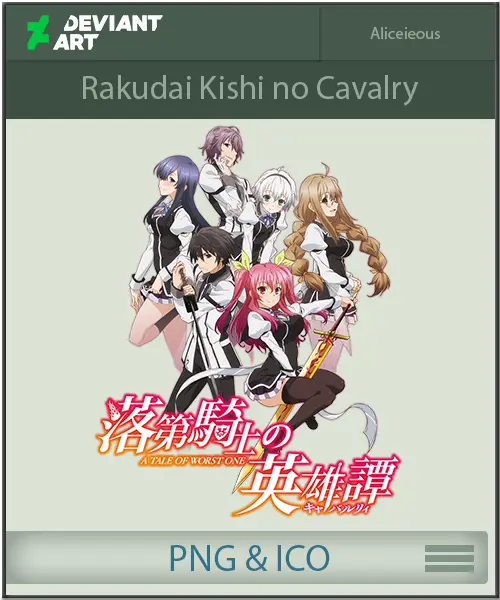 Gambar yang menggambarkan dunia fantasi dalam anime Rakudai Kishi no Cavalry