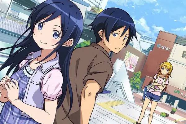 Gambar penggemar anime menonton Oreimo