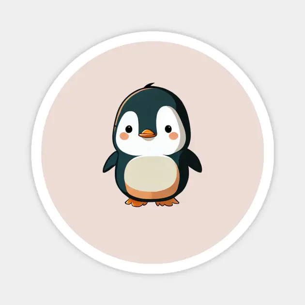 Animasi penguin lucu yang berputar-putar