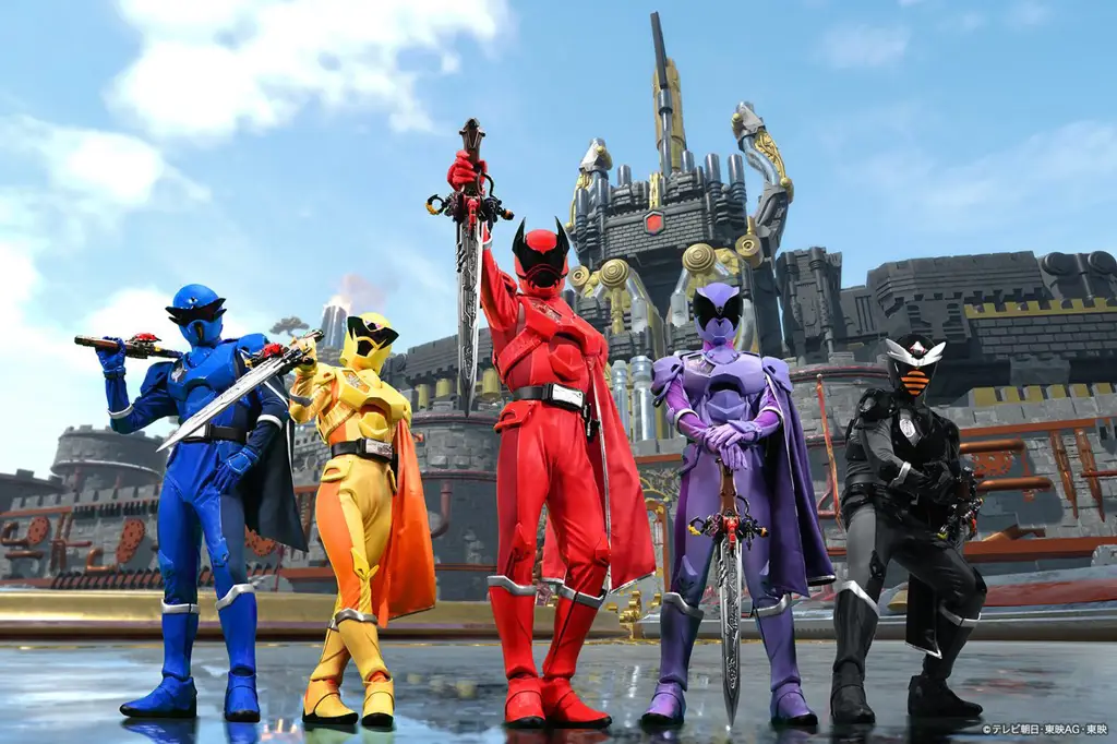 Kerja sama tim para Ranger Super Sentai