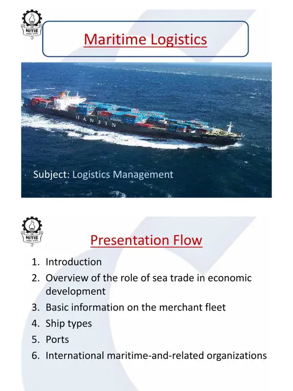 Pelatihan logistik maritim