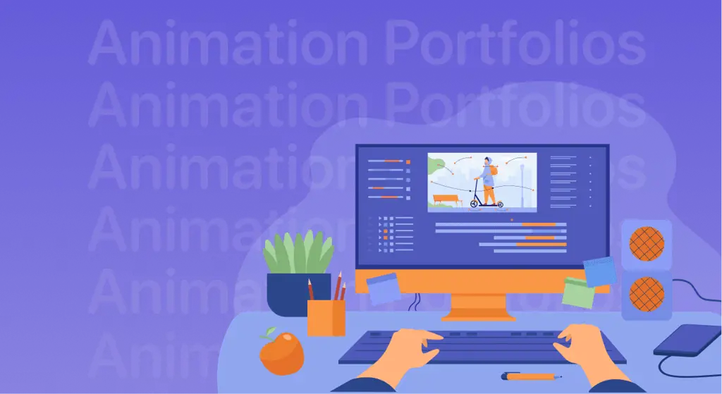 Contoh portofolio animator yang menarik dan profesional