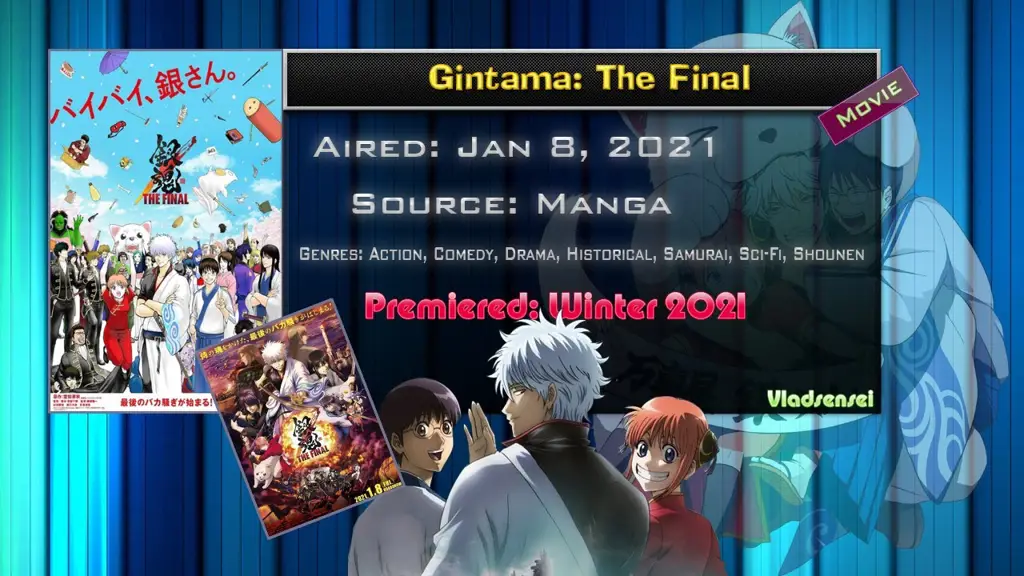 Adegan terakhir Gintama The Final yang penuh makna