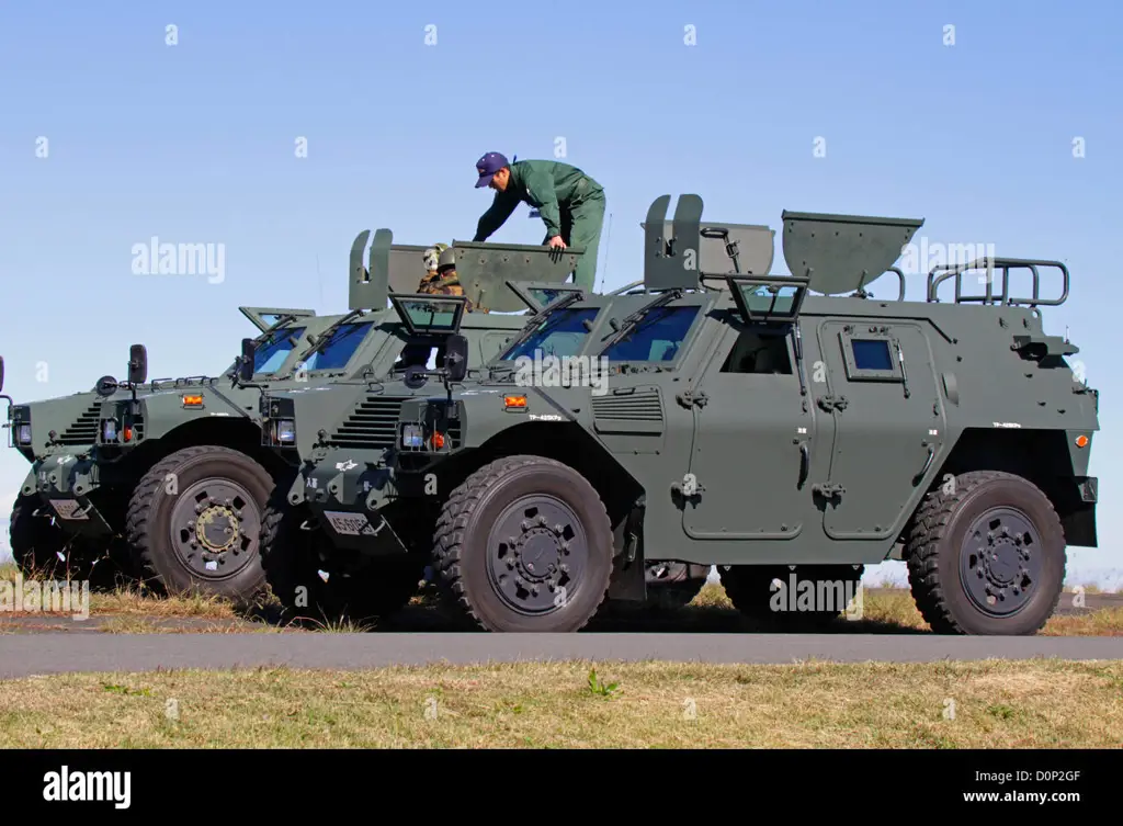 Gambar peralatan militer pasukan pertahanan diri Jepang