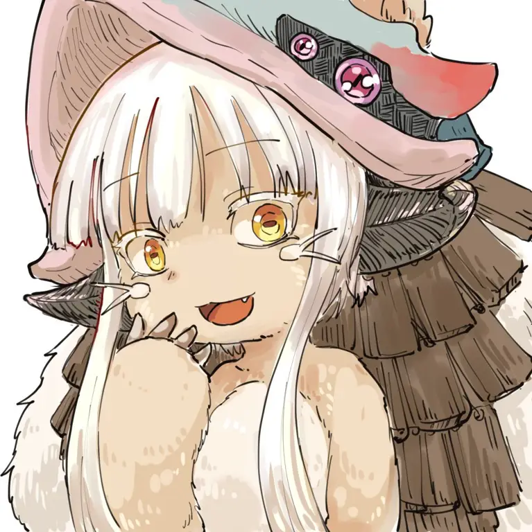 Gambar Nanachi, salah satu karakter penting di Made in Abyss