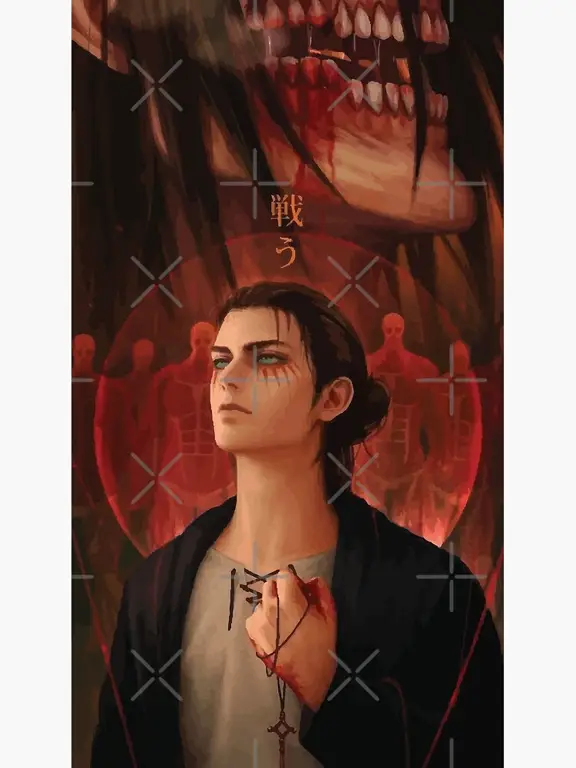 Gambar Eren Yeager dalam Shingeki no Kyojin Season 4