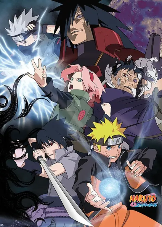 Cuplikan Perang Dunia Shinobi Keempat dalam Naruto Shippuden