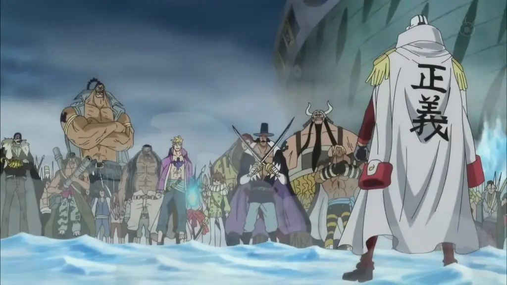 Gambar Perang Marineford di One Piece