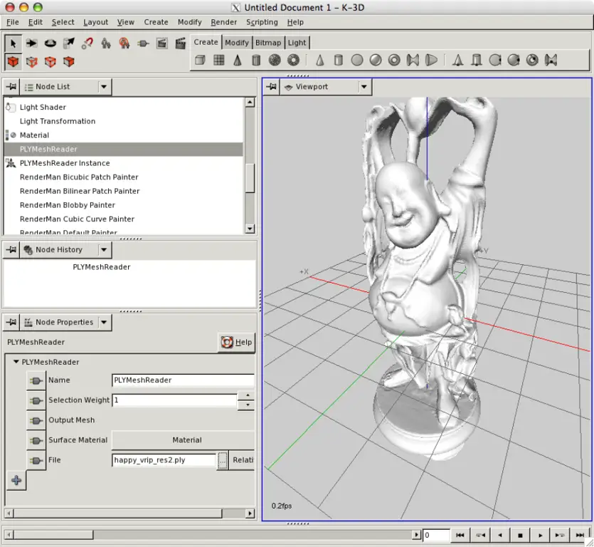 Antarmuka perangkat lunak animasi 3D