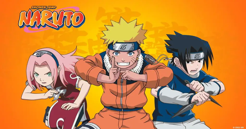 Gambar perangkat yang digunakan untuk streaming Naruto