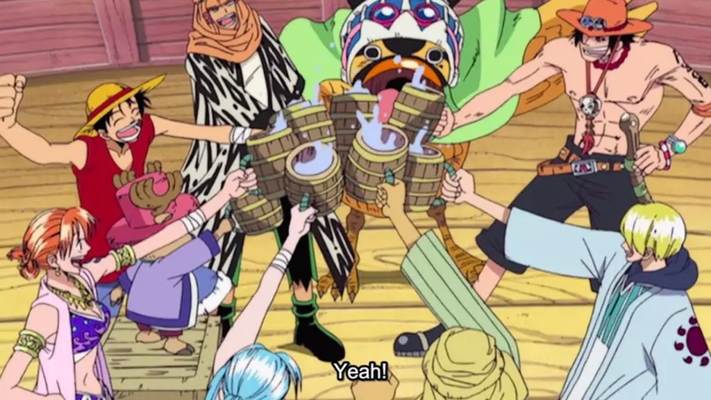 Gambar perayaan episode ke-100 One Piece