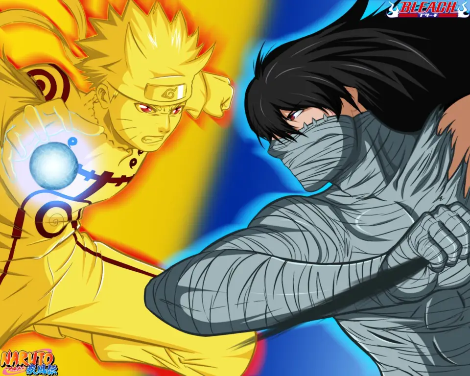 Adegan pertarungan Bleach vs Naruto