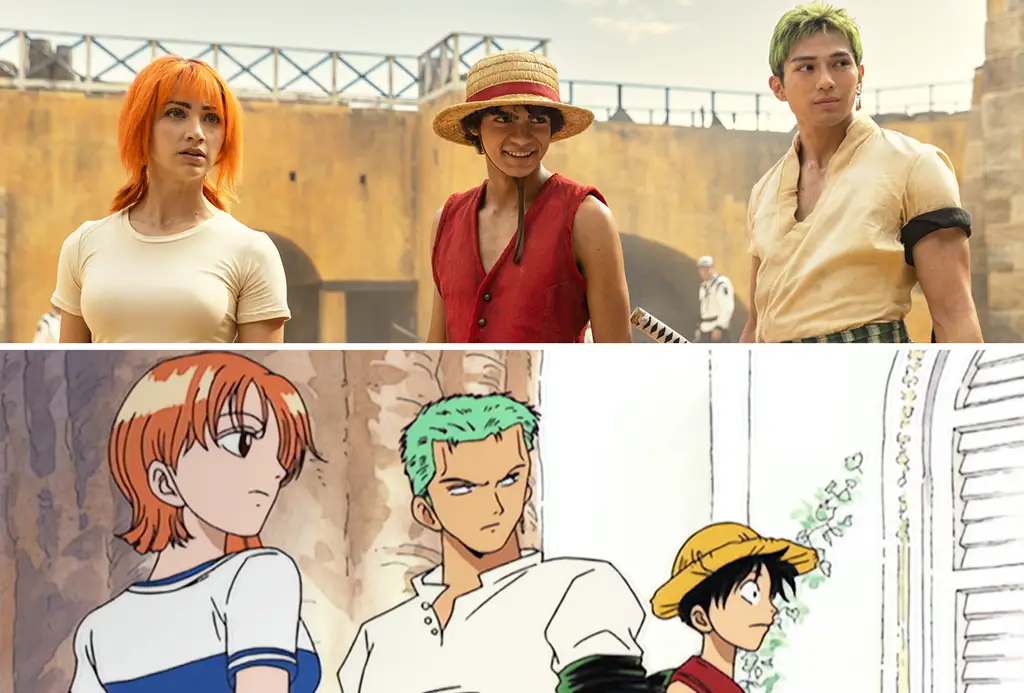 Perbandingan anime dan live action-nya