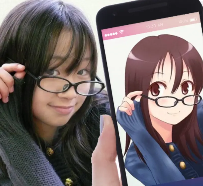 Perbandingan antarmuka beberapa aplikasi edit foto anime di iPhone