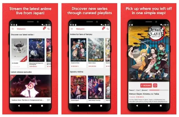 Tabel perbandingan aplikasi streaming anime