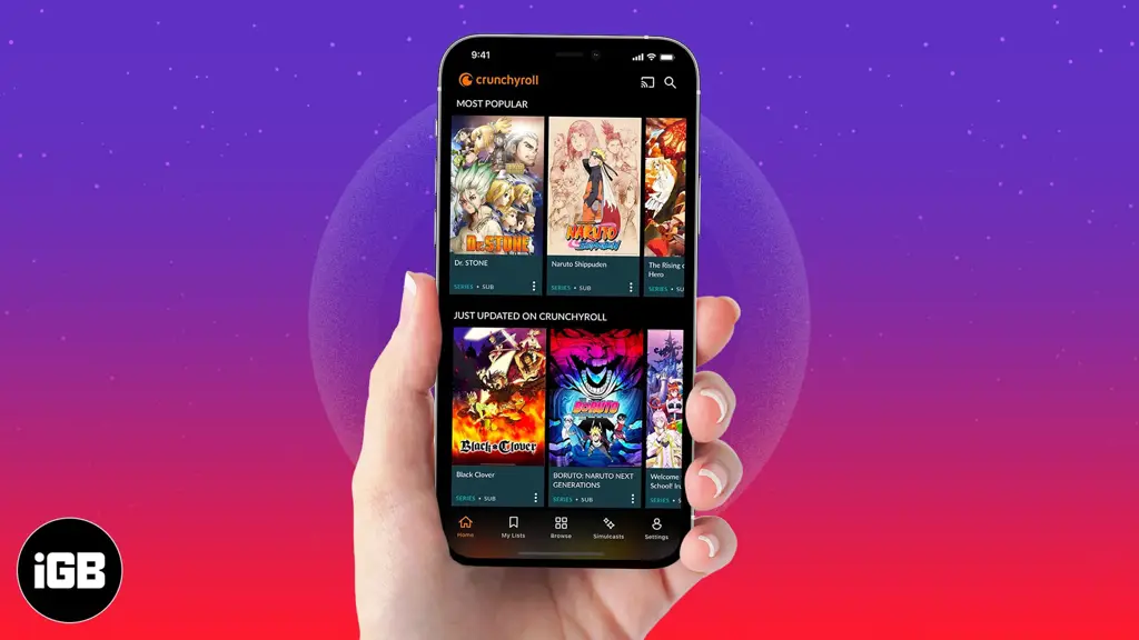 Berbagai aplikasi streaming anime