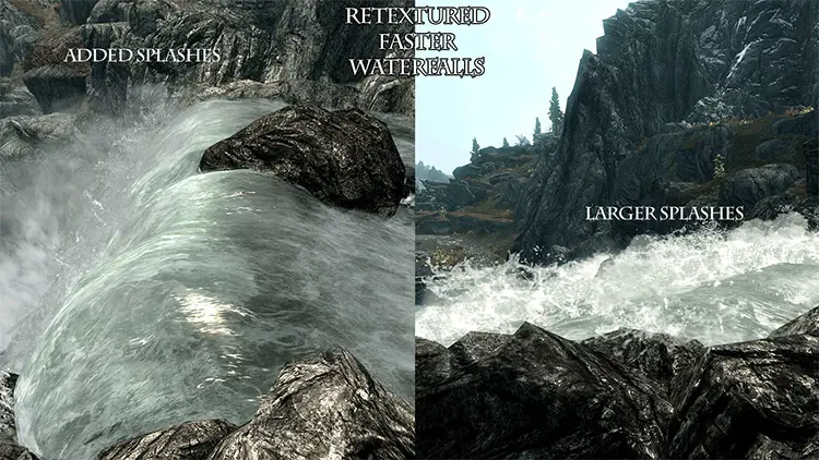 Perbandingan berbagai mod animasi realistis Skyrim