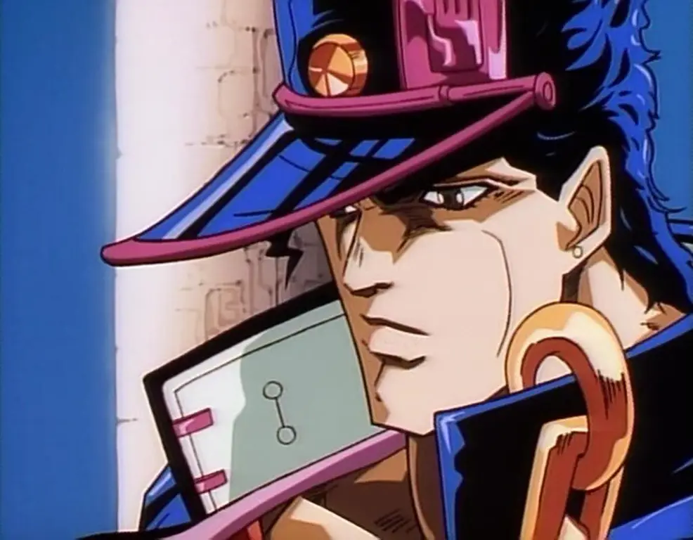 Gambar gaya animasi JoJo’s Bizarre Adventure 1993