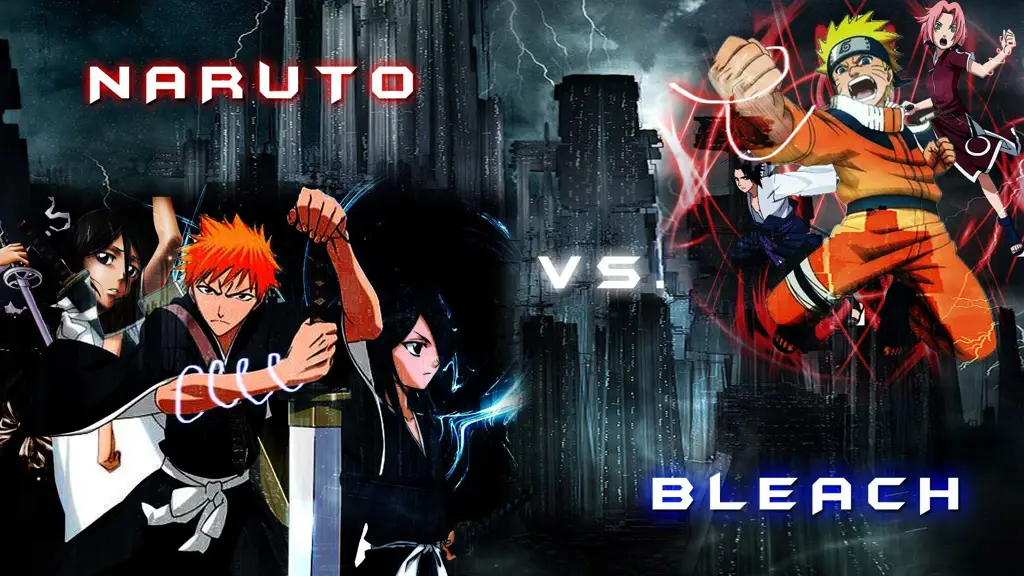 Adegan pertarungan Naruto vs Bleach yang epik