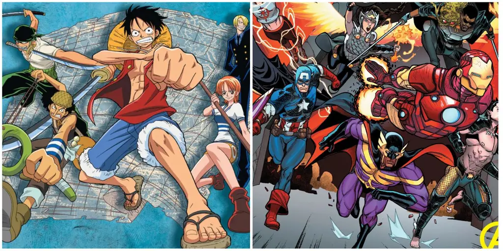 Perbandingan gaya gambar manga dan komik