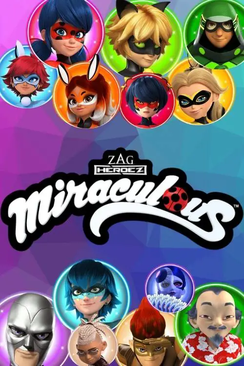 Gambar perbandingan karakter Miraculous Ladybug