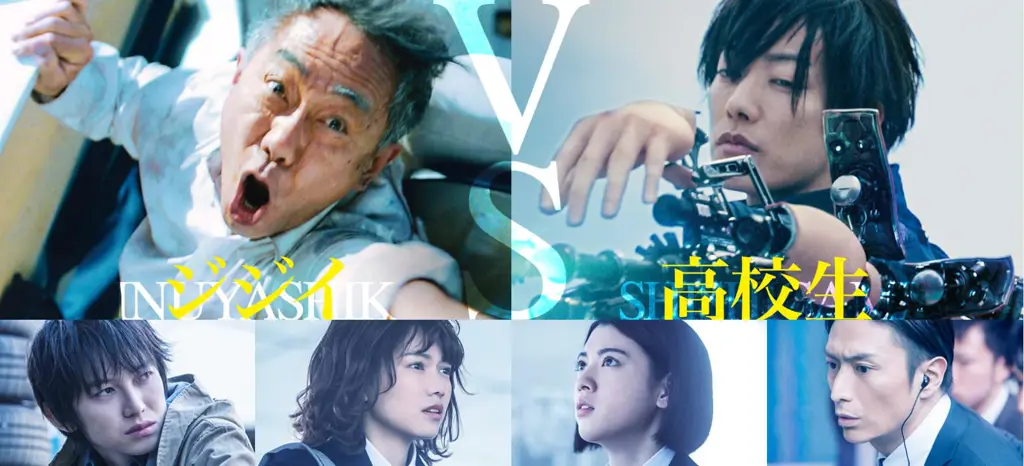 Perbandingan karakter utama Inuyashiki antara versi manga dan live action