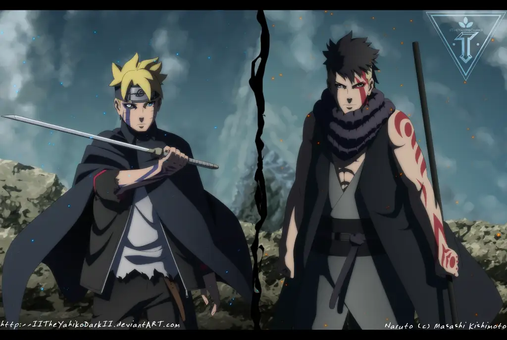 Gambar perbandingan kualitas video Boruto 3gp dan MP4