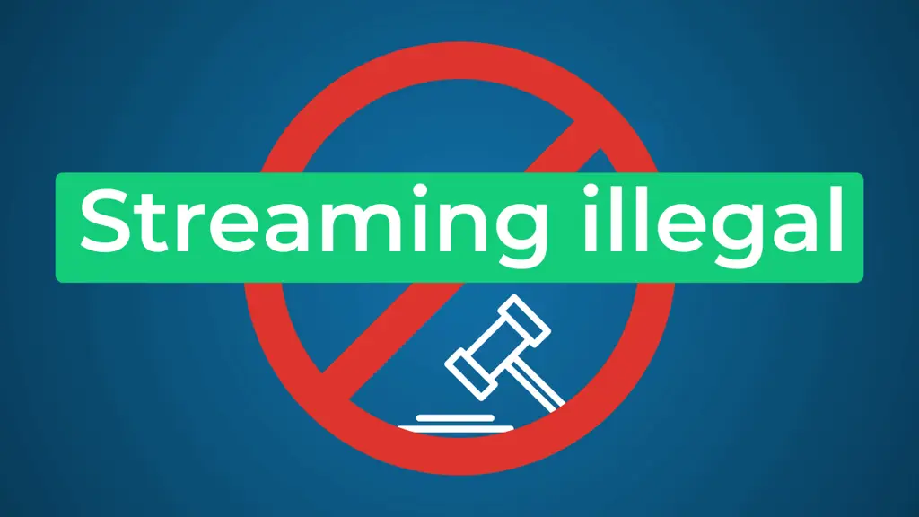 Tabel perbandingan streaming legal dan ilegal