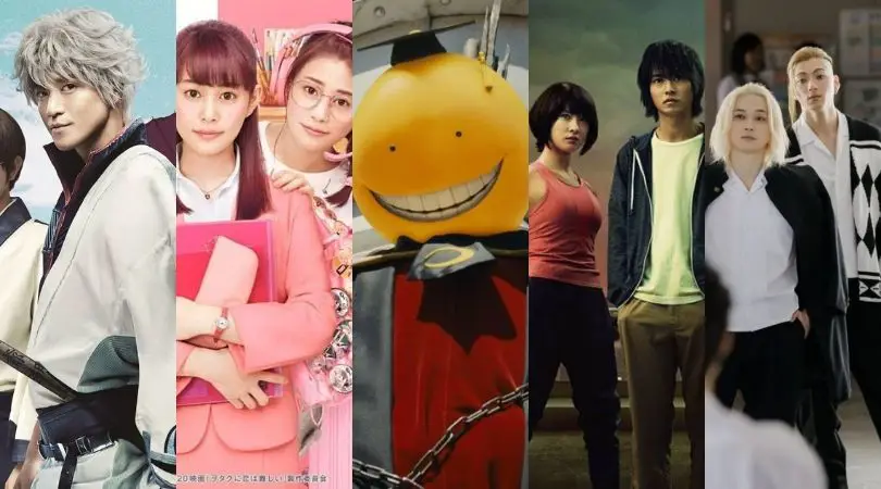 Contoh perbedaan visual antara anime dan live action