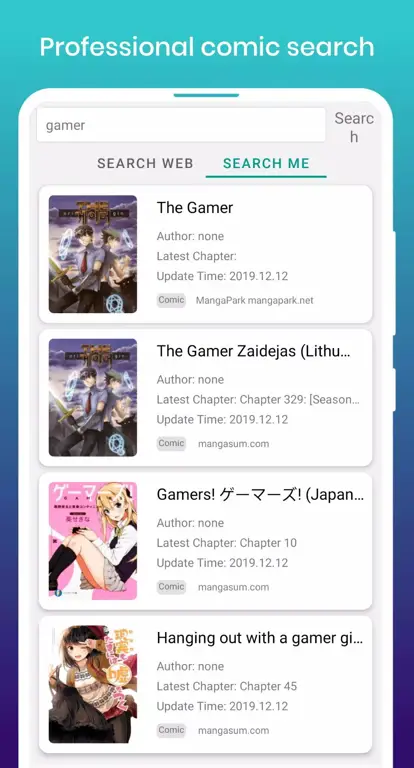 Perbandingan aplikasi manga legal dan ilegal