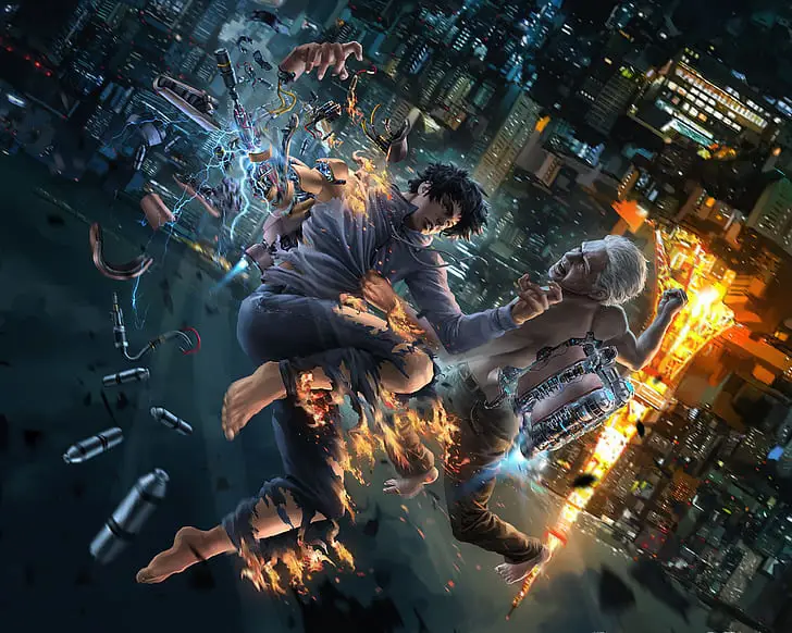 Perbandingan karakter Inuyashiki dan Hiro