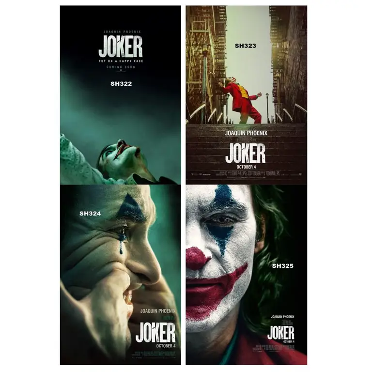 Perbandingan resolusi film Joker