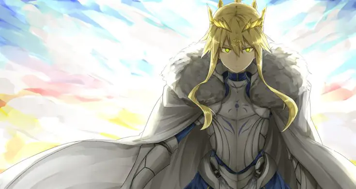 Perbandingan visual antara Lancer Artoria dan Saber Artoria